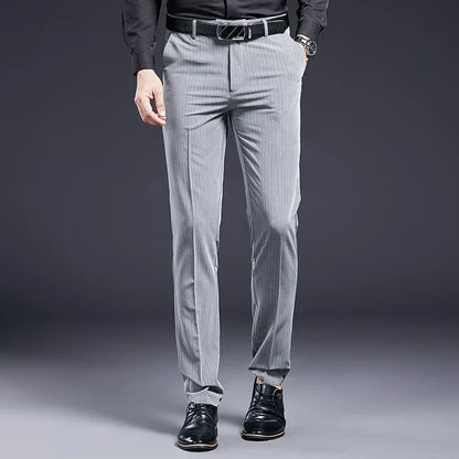 Premium Men's Suit Trousers Striped Valmont